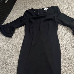 Calvin Klein Black Long Sleeve Dress